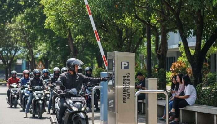 RSUD Kayuagung Terapkan Parkir Elektronik, Masyarakat Ingatkan Peningkatan Layanan