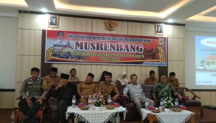 Nagari Baringin Gelar Musrenbang, Fokus Sinkronkan Program dengan Pemda