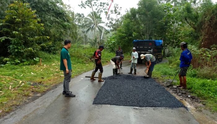 Tunjang Perekonomian dan Pariwisata, DPUBM Kabupaten Malang Rehabilitasi Jalan Tirtomarto – Sidorenggo