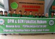 Inginkan Perubahan, DPM dan BEM FH UMP ‘Tolak’ Perpanjangan Rektor