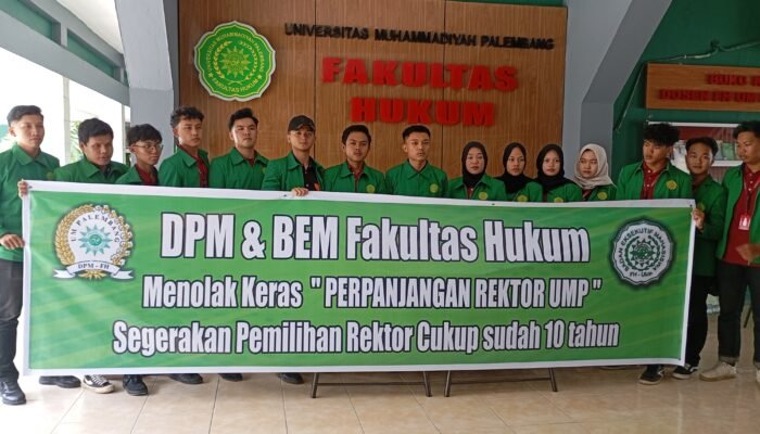 Inginkan Perubahan, DPM dan BEM FH UMP ‘Tolak’ Perpanjangan Rektor