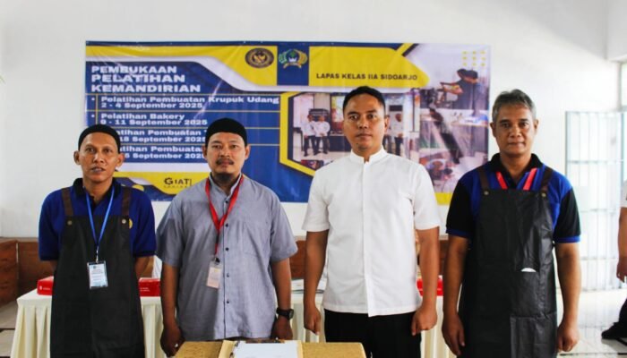 Lapas Kelas IIA Sidoarjo Gandeng CV. Mahadana Idea Creativa untuk Penguatan Program Bimbingan Kerja WBP