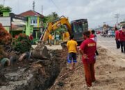 Pemerintah Turun Tangan, Drainase Bayung Lencir Mulai Dinormalisasi Usai Banjir