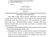 Gubernur Sulbar Keluarkan Surat Edaran: Hidupkan Siskamling dan Gotong Royong untuk Jaga Keamanan