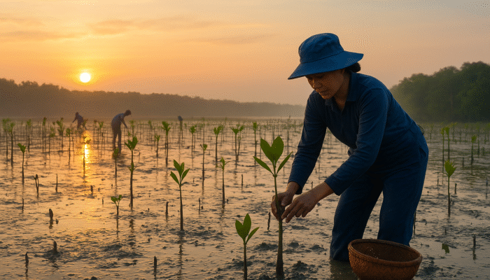 Menukar Karbon dengan Harapan: Jejak Hijau Pertamina di Sungsang IV