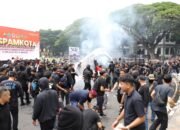 Polresta Malang Kota Gelar Simulasi Sispamkota Bersama Masyarakat