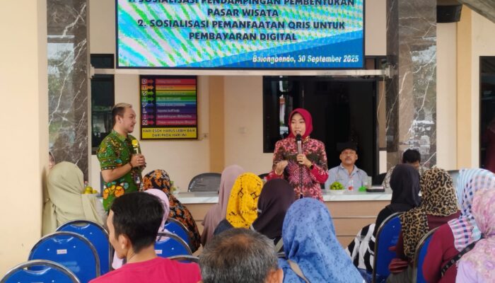 Disporapar Sidoarjo Gelar Sosialisasi Pendampingan Pembentukan Pasar Wisata dan Pemanfaatan QRIS di Desa Penambangan