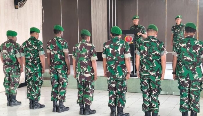 Dandim 1803/Fakfak Pimpin Upacara Korps Raport, Ini Pesannya