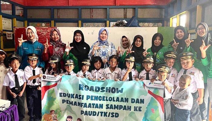 Pertamina Patra Niaga Regional Sumbagsel Berdayakan Masyarakat Lubuklinggau Edukasi Lingkungan Sejak Dini kepada Anak TK