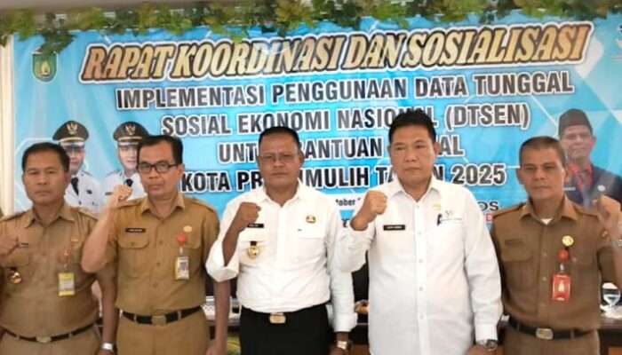 Wali Kota Prabumulih Buka Rakor DTSEN Sebagai Acuan Bansos