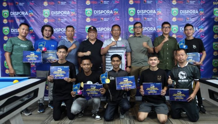 Relung Billiard Challenge 2025 Piala Gubernur Sumsel Resmi Ditutup, Pemprov Apresiasi Regenerasi Atlet Muda