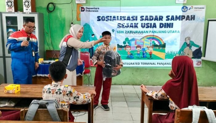 Pertamina Patra Niaga Regional Sumbagsel Ajak Siswa SD di Lampung Jadi Agen Perubahan Kebersihan Melalui Program SIGAP