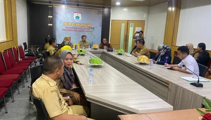 Pemkesra Sulbar Rakor Bersama KPU Provinsi, Bahas Penyusunan Nota MoU