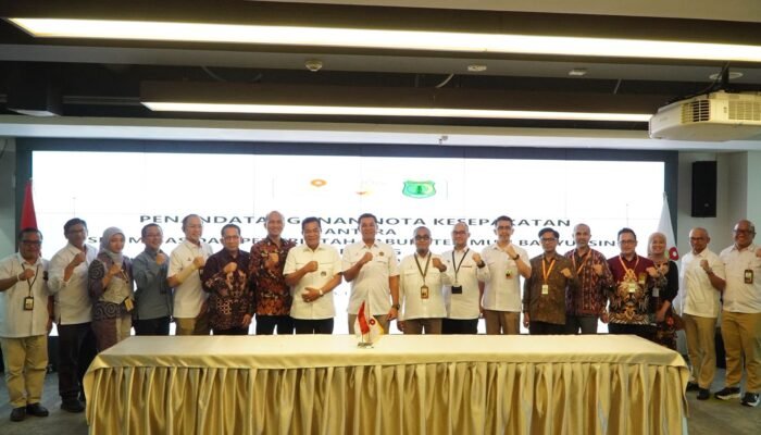 SKK Migas dan Pemerintah Kabupaten Musi Banyuasin Tandatangani Nota Kesepakatan Sinergi Kegiatan Hulu Migas