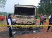 Polisi Dalami Dugaan Pembunuhan di Balik Kasus Mobil Tronton Terbakar