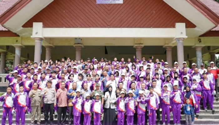 Wawako Lepas Ratusan Atlet Porprov Pagar Alam ke Muba