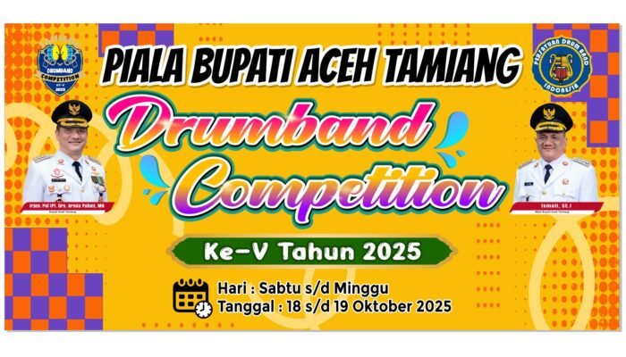 Rebut Piala Bupati, Ini Perwakilan Sekolah Yang Ikut Drum Band Competition se-Aceh di Aceh Tamiang