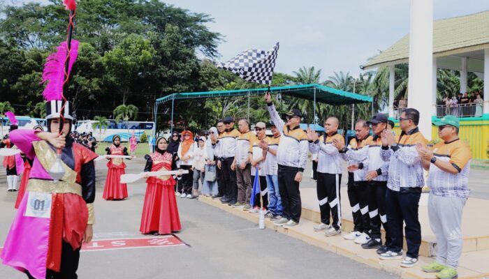 Bupati Aceh Tamiang Buka Event Drum Band Competition Tingkat SMP dan SMA se Aceh