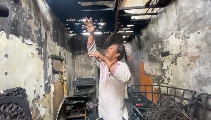 Pasutri Tewas Terpanggang Saat Kebakaran di Gang Kelinci Palembang