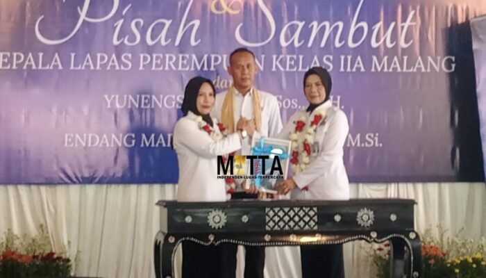 Kalapas Perempuan Kelas IIA Sukun Malang Resmi Berganti