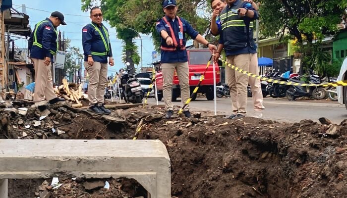 Tugu Tirta Gerak Cepat Lakukan Penanganan Gangguan Aliran Air Dampak Proyek Drainase