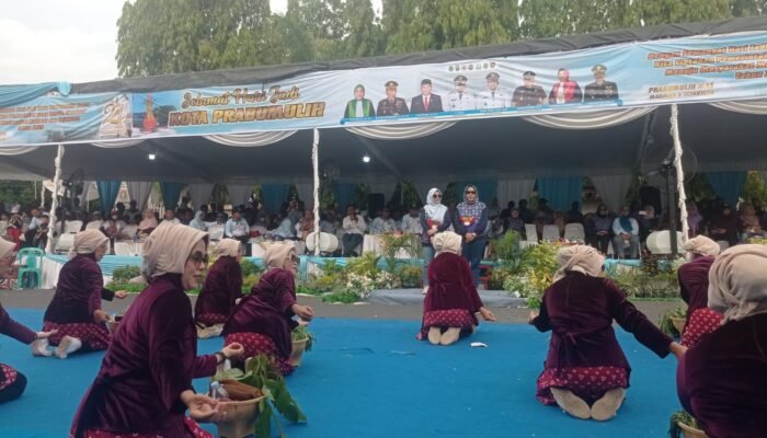 Meriah Pawai Lintas Kota Tutup Rangkai HUT Prabumulih 2025, ini Ungkapan Hj.Linda