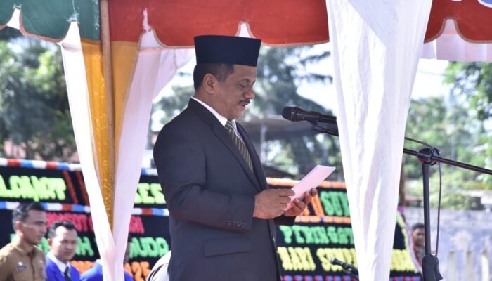 Bertajuk “Pemuda Pemudi Bergerak, Indonesia Bersatu” Wakil Bupati Aceh Tamiang Pimpin HSP ke 97 Secara Khidmat