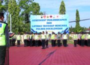 Kapolres Pekalongan Pimpin Asesmen Logistik dan Latihan Tanggap Bencana Hadapi Cuaca Ekstrem