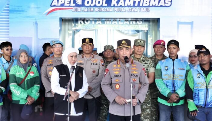 Kapolri Apresiasi Sinergi Polda Jatim dan Komunitas Ojol dalam Apel Kamtibmas “Jogo Jatim”