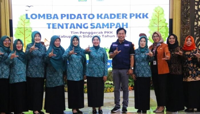 TP PKK Sidoarjo Gelar Lomba Pidato sekaligus Sosialisasikan Strategi Pengelolaan Sampah