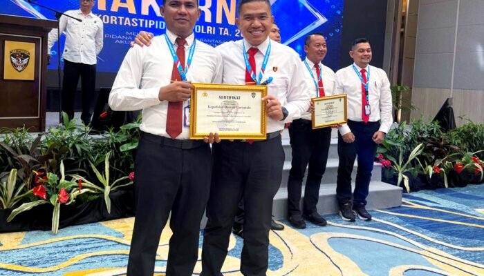 Polda Gorontalo Raih Tingkat I Penyelesaian Kasus Tindak Pidana Korupsi Tahun 2024 – 2025