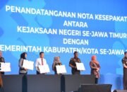 Pemkab Sidoarjo Bersama Kabupaten Kota di Jatim Tanda Tangani Nota Kesepakatan Restorative Justice dan Kesepakatan Bersama Pembangunan Daerah
