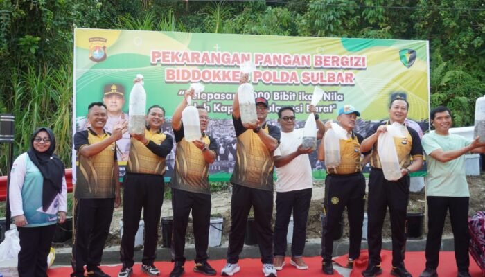 DKP Sulbar dan Polda Sulbar Kolaborasi Bangun Kemandirian Pangan dari Pekarangan