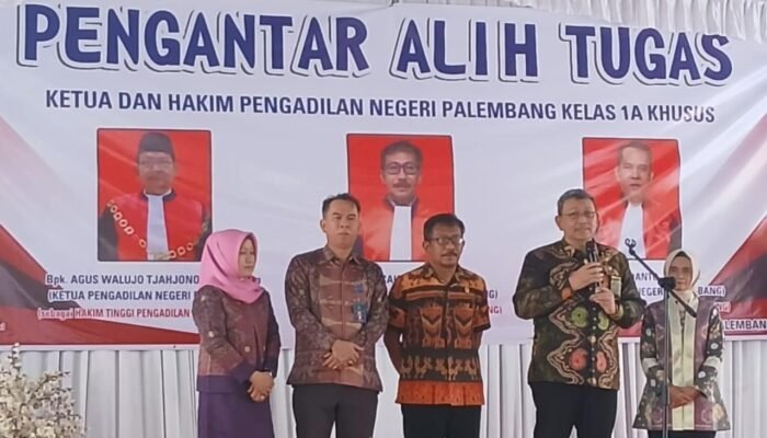 Susana Hangat Warnai Acara Pengantar Alih Tugas Ketua PN Palembang dan 2 Hakim