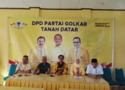 DPD Partai Golkar Tanah Datar Buka Pendaftaran Calon Ketua