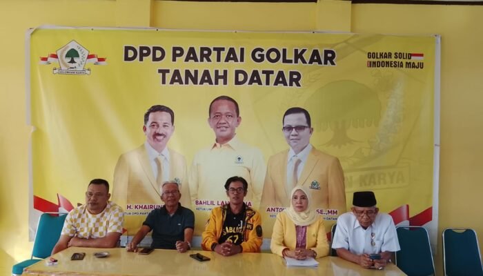 DPD Partai Golkar Tanah Datar Buka Pendaftaran Calon Ketua