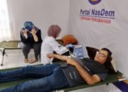 Sambut HUT ke-14, Partai NasDem Tanah Datar Gelar Donor Darah dan Pemeriksaan Kesehatan Gratis