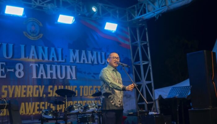 Lanal Mamuju Rayakan HUT ke-8, Gubernur Sulbar: TNI AL adalah Jangkar Persatuan Indonesia