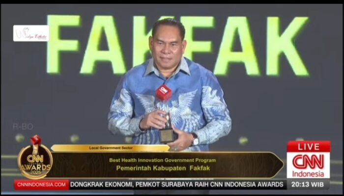 Perindo Fakfak Bangga Atas Penghargaan CNN Indonesia Awards Untuk Pemkab Fakfak