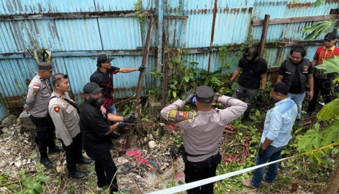 Polisi Selidiki Kerangka Manusia di Belakang Ruko