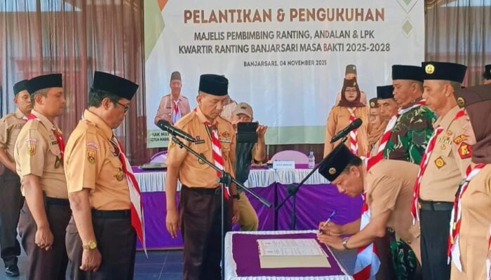 Nanang Permana Kukuhkan Pengurus Pramuka Banjarsari: “Pengabdian Harus Dijalankan dengan Ikhlas dan Tulus”
