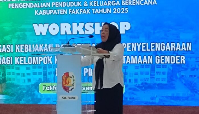 Selaras Dengan Visi Misi Bupati, DP3AP2KB Fakfak Gelar Workshop Kelompok Kerja PUG