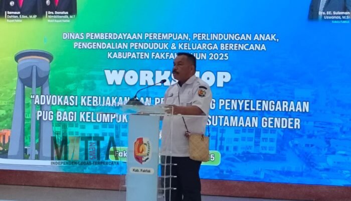 Bupati Fakfak Buka Workshop Kelompok Kerja PUG Tahun 2025