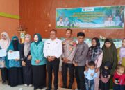 Tekan Stunting, Cak Arlan dan Ketua TP. PKK bersama Dinas Pemkot Prabumulih Serahkan BMT