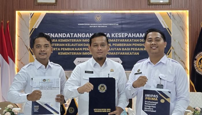 Gagalkan Selundupan Narkoba Tiga Petugas Lapas Kayuagung Sabet Penghargaan Nasional