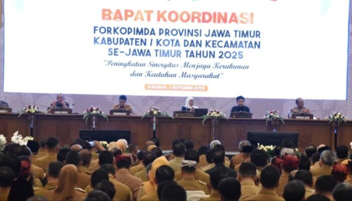 Bupati Subandi Hadiri Rakor Forkopimda Jatim, Perkuat Kolaborasi Wujudkan Kesejahteraan Sidoarjo