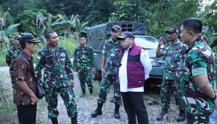 Dandim 1206 Putussibau Tinjau Lokasi Pembangunan Koperasi Desa Merah Putih