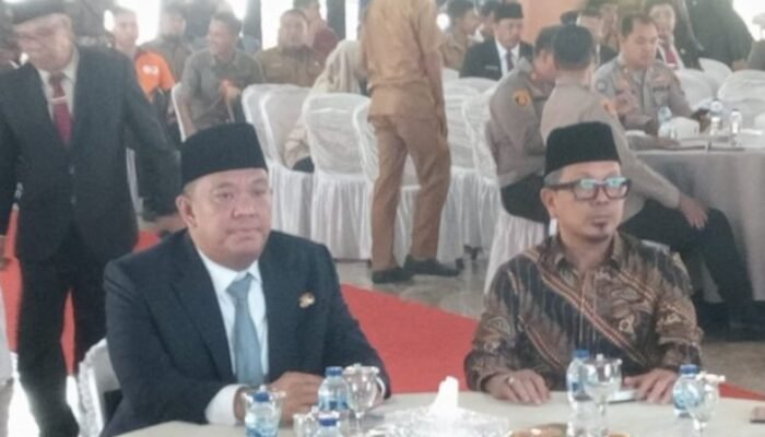 Wabup PALI Iwan Tuaji, SH Hadiri Rapat Forkopimda dan FKDM