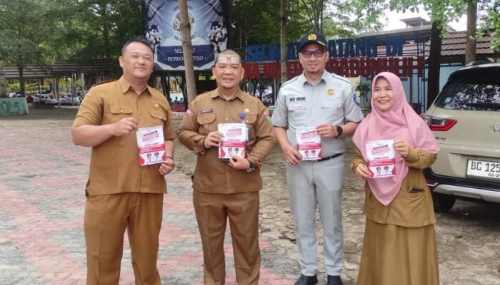 Program Pemutihan Pajak Kendaraan dan Santunan Kecelakan, SMAN 7 Prabumulih Ikuti Sosialisasi Samsat bersama Jasa Raharja