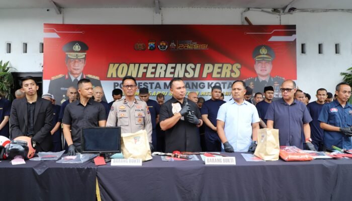 Polresta Malang Kota Ungkap 44 Kasus Kejahatan